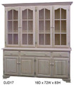 Maple Country Lane Hutch And Buffet 18''D x 72''W x 83''H