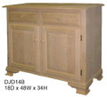 Maple Country Lane Sideboard 18''D x 48''W x 39''H