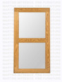 Oak Double Wall Mirror 42''W x 22''H