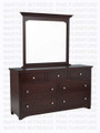 Maple Montana Dresser 7 Drawers 18''D x 36''H x 64''W