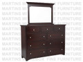 Maple Montana Dresser 9 Drawers 18''D x 46''H x 64''W