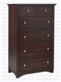 Maple Montana Chest 6 Drawers 18''D x 34''W x 58''H