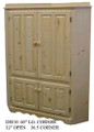 Maple Country Lane Corner Unit 60''H x 35'' Out Of Corner