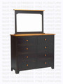 Maple Rustic Dresser 18''D x 46''H x 54''W