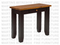 Maple Rough Cut Hall Table With Drawer 14''D x 35''W x 30''H