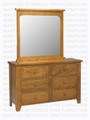 Oak Rough Cut Dresser 18''D x 36''H x 54''W