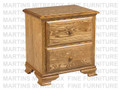 Maple Country Lane Night Stand 2 Drawers 18''D x 26''W x 28''H