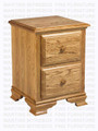 Oak Country Lane Night Stand 2 Drawers 18''D x 20''W x 28''H