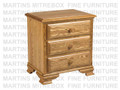Oak Country Lane Night Stand 3 Drawers 18''D x 26''W x 28''H