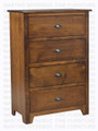 Maple Lakeview Chest 4 Drawers 18''D x 34''W x 50''H