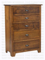 Maple Lakeview Chest 5 Drawers 18''D x 34''W x 50''H