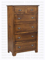 Maple Lakeview Chest 6 Drawers 18''D x 34''W x 58''H