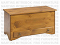 Pine Lakeview Blanket Box With Drawer 18''D x 37''W x 20''H