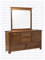 Oak Lakeview Dresser 8 Drawers 18''D x 36''H x 64''W