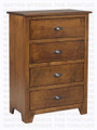 Oak Lakeview Chest 4 Drawers 18''D x 30''W x 43''H