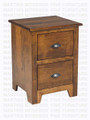 Oak Lakeview Nightstand 2 Drawers 18''D x 20''W x 28''H