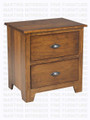 Oak Lakeview Nightstand 2 Drawers 18''D x 26''W x 28''H