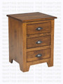 Oak Lakeview Nightstand 3 Drawers 18''D x 20''W x 28''H