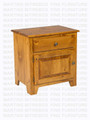 Maple Havelock Nightstand 18''D x 26''W x 28''H With 1 Drawer And 1 Door