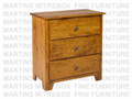 Oak Havelock Chest of Drawers 18''D x 30''W x 34''H With 3 Drawers