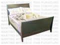 Oak Queen Oakton Panel Bed. Headboard 52'' High Footboard 36'' High