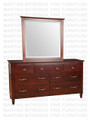 Pine Acadia Dresser With 7 Drawers