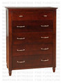 Pine Acadia Chest Of Drawers With 5 Drawers