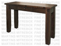 Pine Rough Sawn Hall Table With Drawer  14''D x 47''W x 30''H