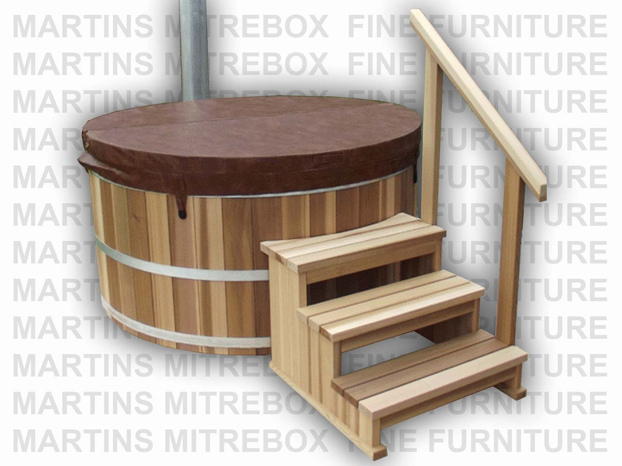 Red Cedar Hot Tub Kit 60 W X 60 D X 48 H Seats 2 4 People
