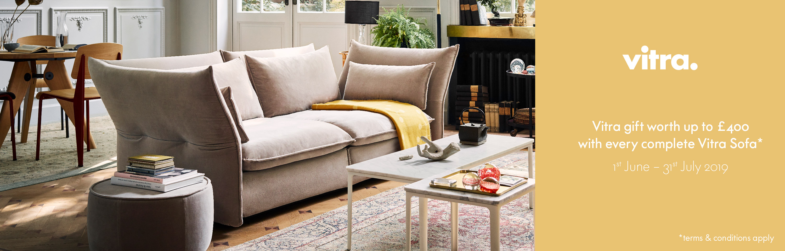 Vitra Summer 2019 Free Gift Promotion Sofas