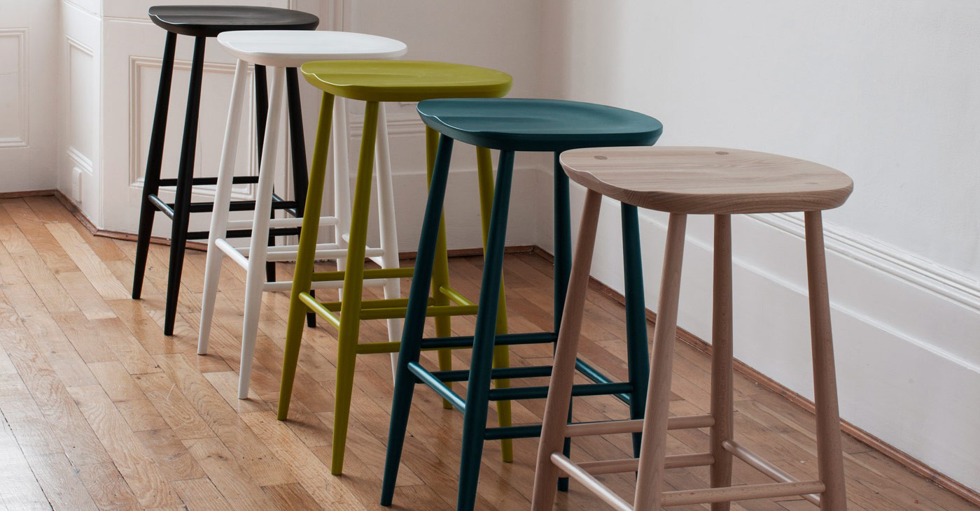 Ercol Originals Bar Stool Colours Lifestyle Image