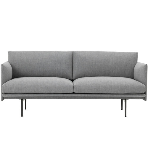 Muuto Outline 2 Seater Sofa - Grey