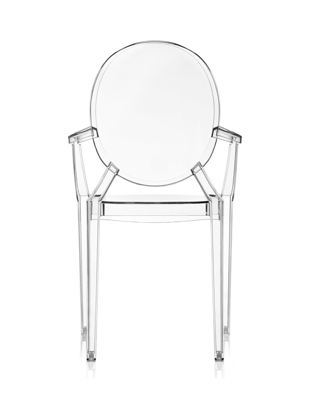kartell louis ghost chair  crystal