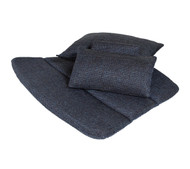 Cane-Line Cushion Set For Breeze Highback Chair - Cane-Line Limit Dark Blue Fabric