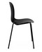 RBM Noor 6050 Chair from Flokk - Graphite Shell - Side View