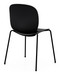 RBM Noor 6050 Chair from Flokk - Graphite Shell - Rear View