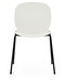 RBM Noor 6050 Chair from Flokk - Vanilla Shell - Front View