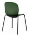 RBM Noor 6050 Chair from Flokk - Forest Shell - Rear View
