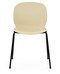 RBM Noor 6050 Chair from Flokk - Straw Shell - Front View