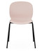 RBM Noor 6050 Chair from Flokk - Rose Shell - Front View