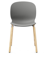 RBM Noor 6080 Dining Chair from Flokk - Wood Leg