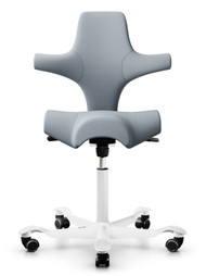QUICK SHIP HÅG Capisco 8106 Task Chair - Select Grey - Front View