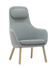 Vitra HAL Lounge Chair - Fabric - Front Angle View