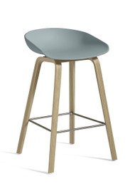 CLEARANCE HAY About A Stool AAS 32 - Low / Dusty Blue - Model 2
