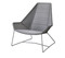 Cane-Line Breeze High Back Outdoor Lounge Chair - Light Grey
