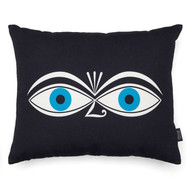 Vitra Graphic Print Pillows by Alexander Girard - Eyes - Blue Side