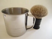 Shaving Mug 95 x 88 mm Stainless Steel / NaWiat