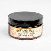TURTLE BAY ~ non-foaming premium bay rum shave cream ~ 7.5 oz. jar