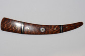 SNAKEWOOD INLAID WITH EBONY AND BRASS ~ BRASS LINER