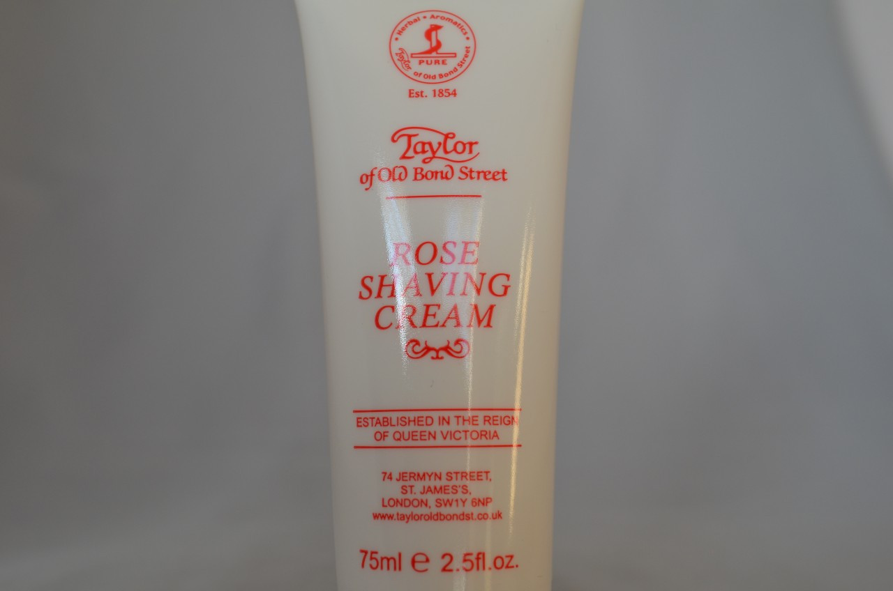 The / Shave Cream Street Tube Shave Rose Bond Imperial - of Old Taylor